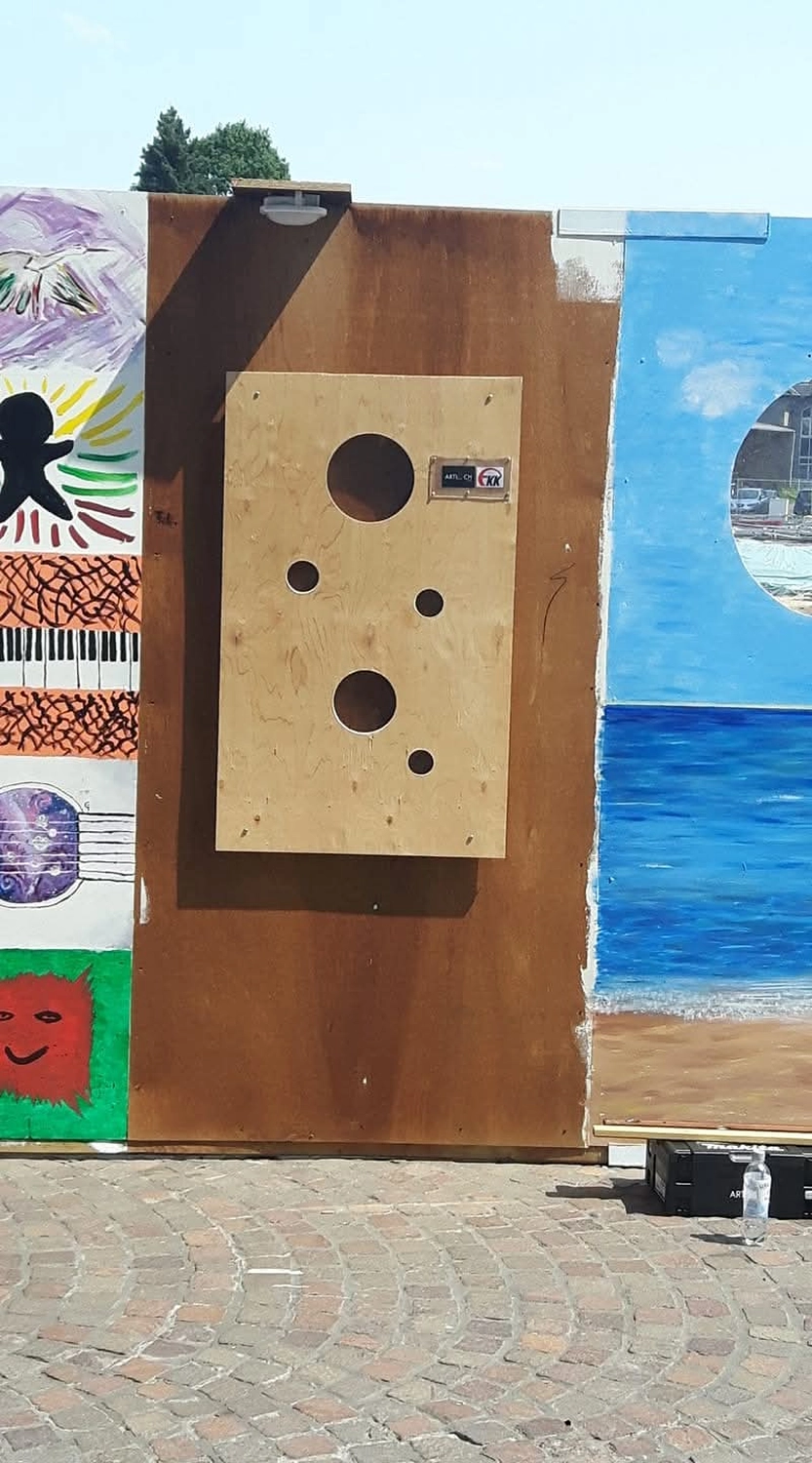 Artloch Prod. - Kunst - Bauzaun Bocholt