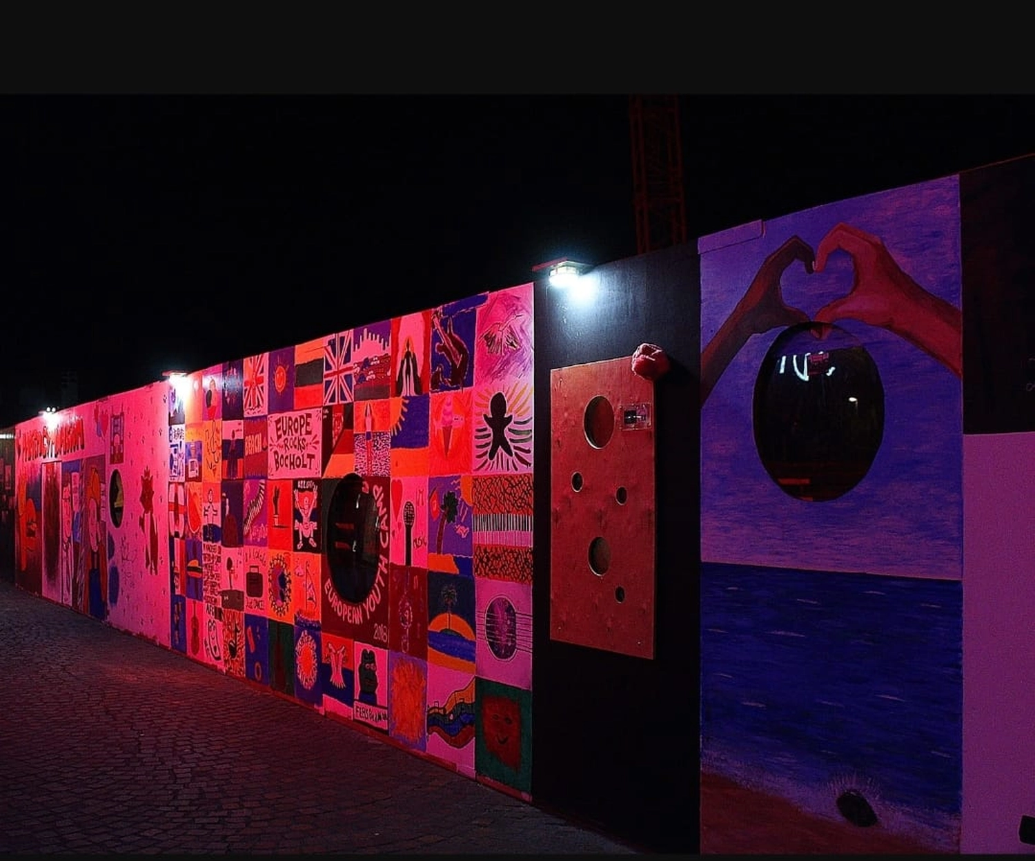 Artloch Prod. - Kunst - Bauzaun Bocholt