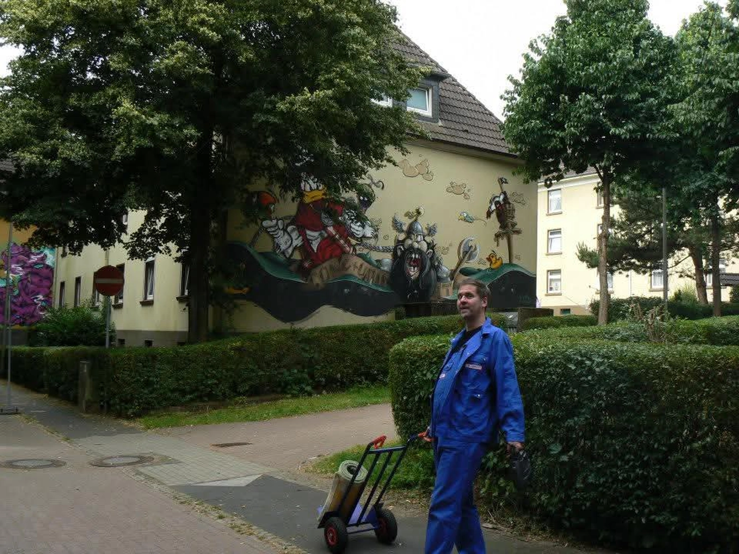 Artloch Prod. - Kunst - Remscheid Honsberg, GroßARTig, 2013 „Home, sweet home“ – Wohn- und Umzugsperformance