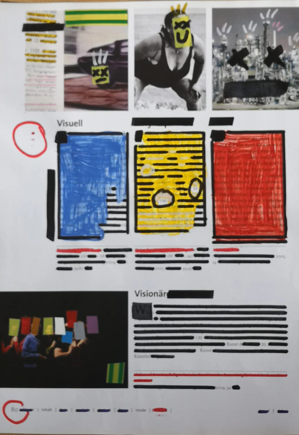 Artloch Prod. - art - Die Collage scheint Teil einer Plakatserie zu sein.