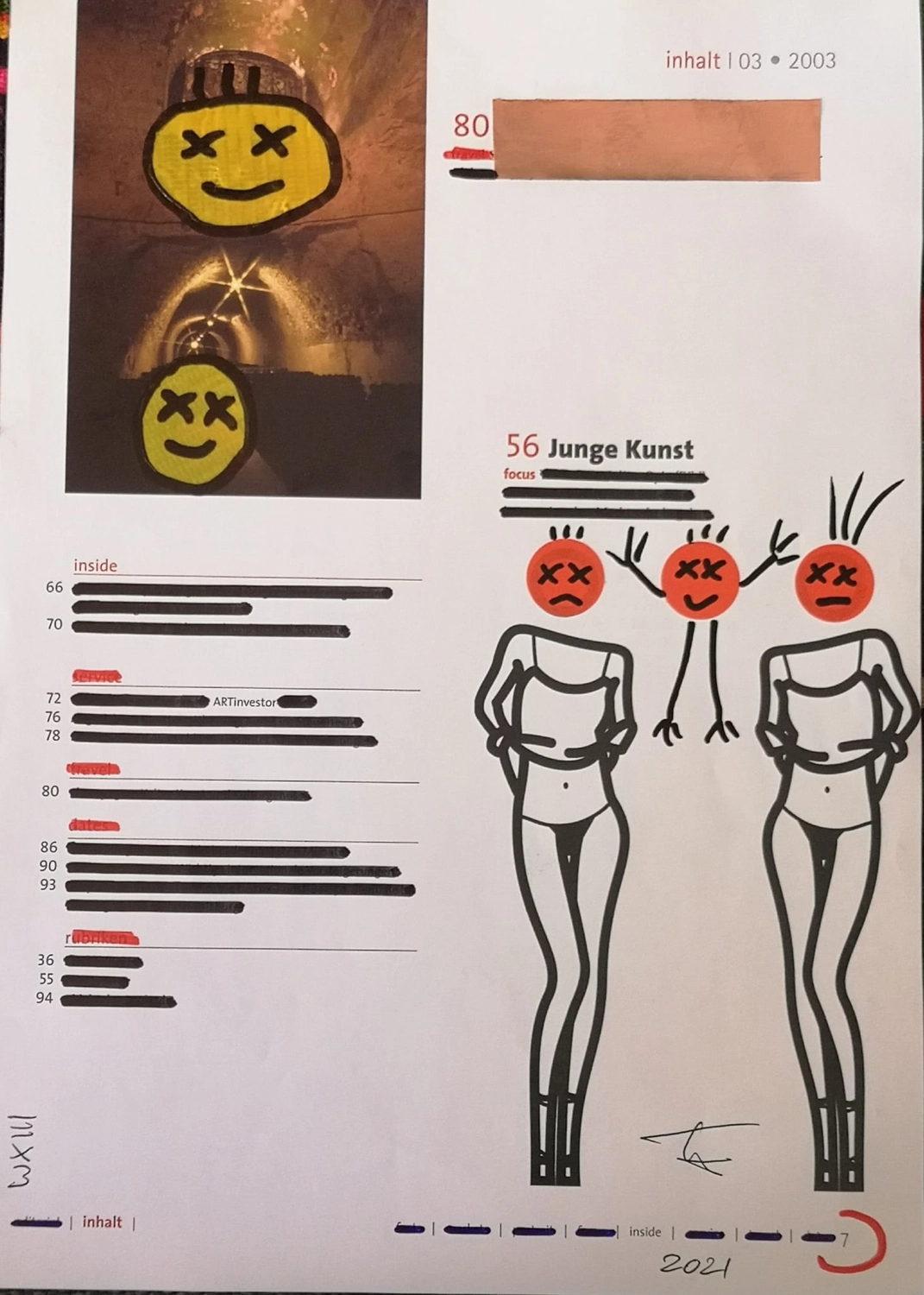 Artloch Prod. - art - Die Collage scheint Teil einer Plakatserie zu sein.