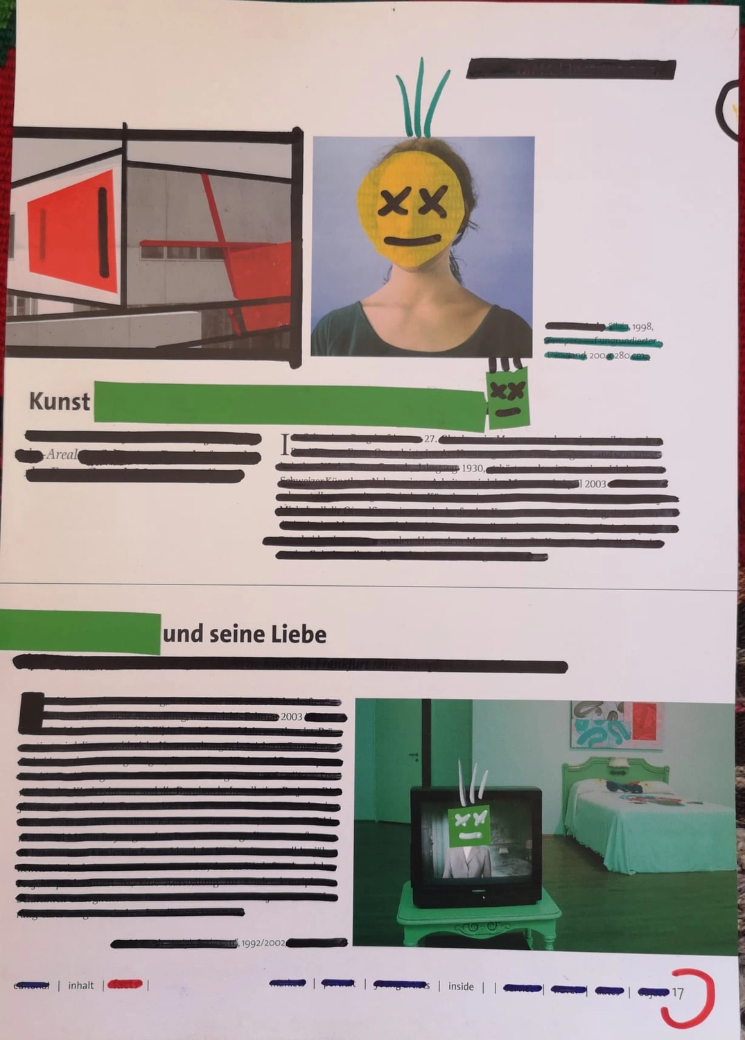 Artloch Prod. - art - Die Collage scheint Teil einer Plakatserie zu sein.