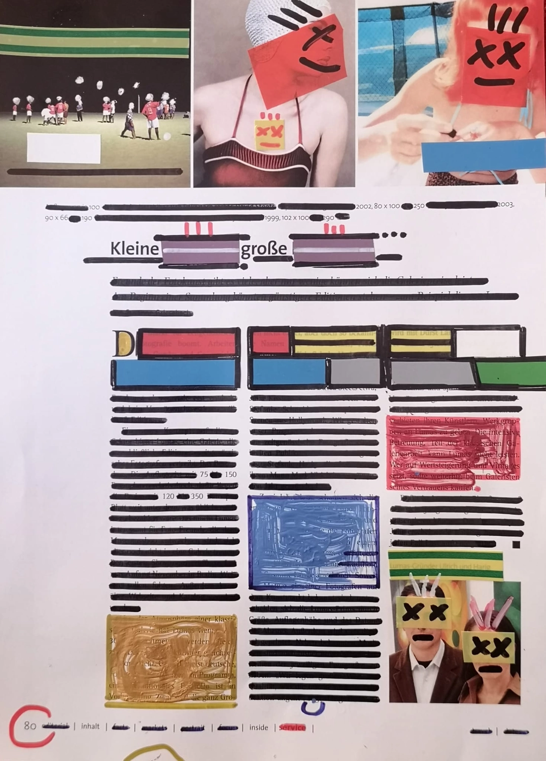 Artloch Prod. - art - Die Collage scheint Teil einer Plakatserie zu sein.