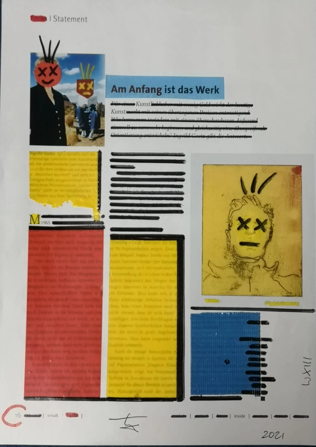 Artloch Prod. - art - Die Collage scheint Teil einer Plakatserie zu sein.