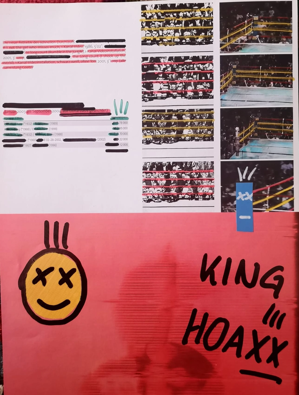Artloch Prod. - art - Die Collage scheint Teil einer Plakatserie zu sein.