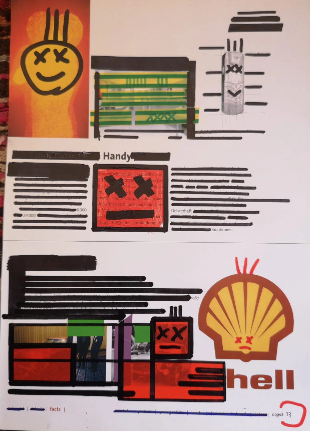 Artloch Prod. - art - Die Collage scheint Teil einer Plakatserie zu sein.