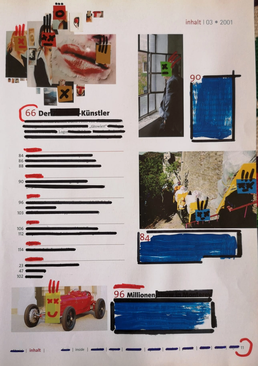 Artloch Prod. - art - Die Collage scheint Teil einer Plakatserie zu sein.