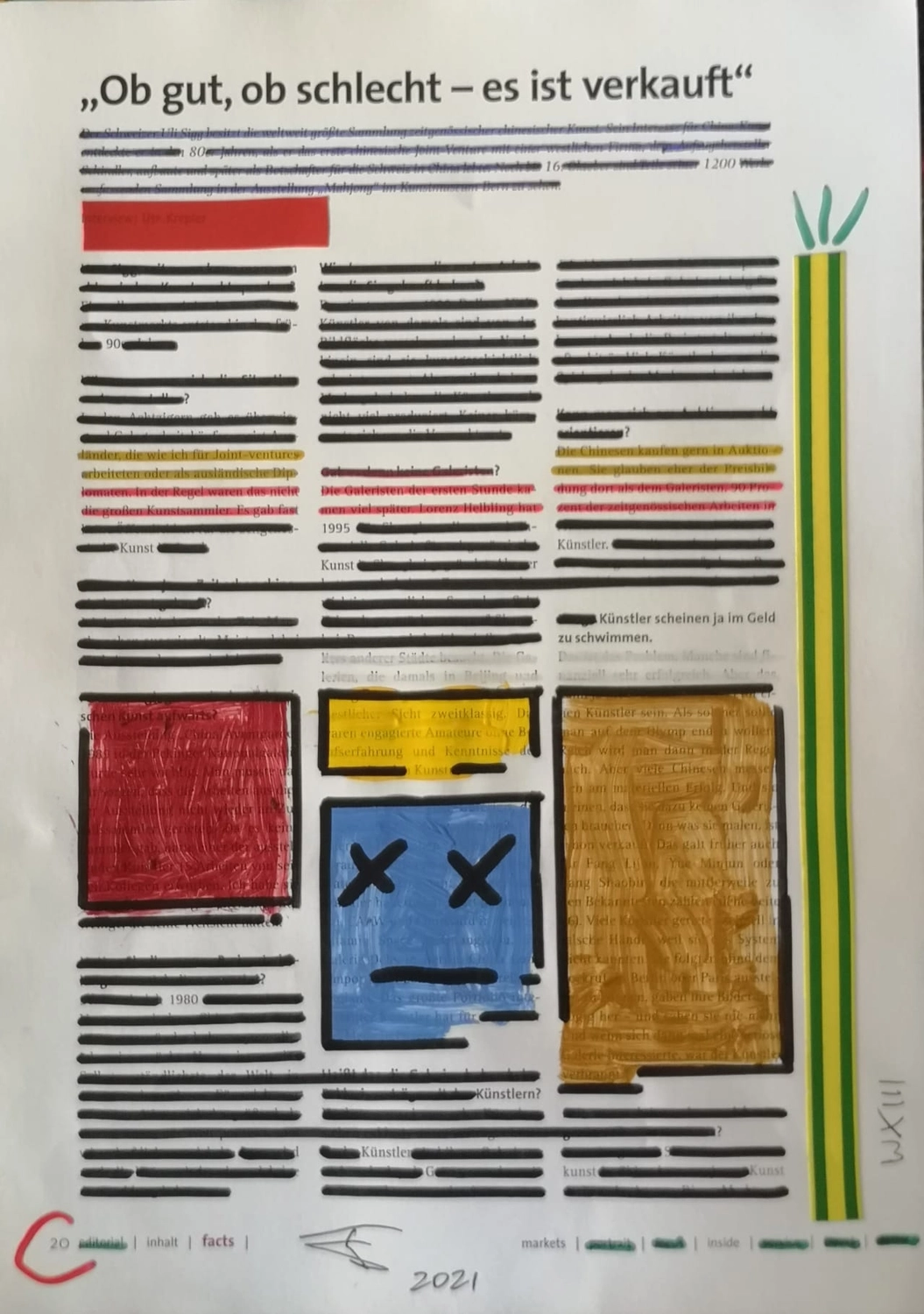 Artloch Prod. - art - Die Collage scheint Teil einer Plakatserie zu sein.
