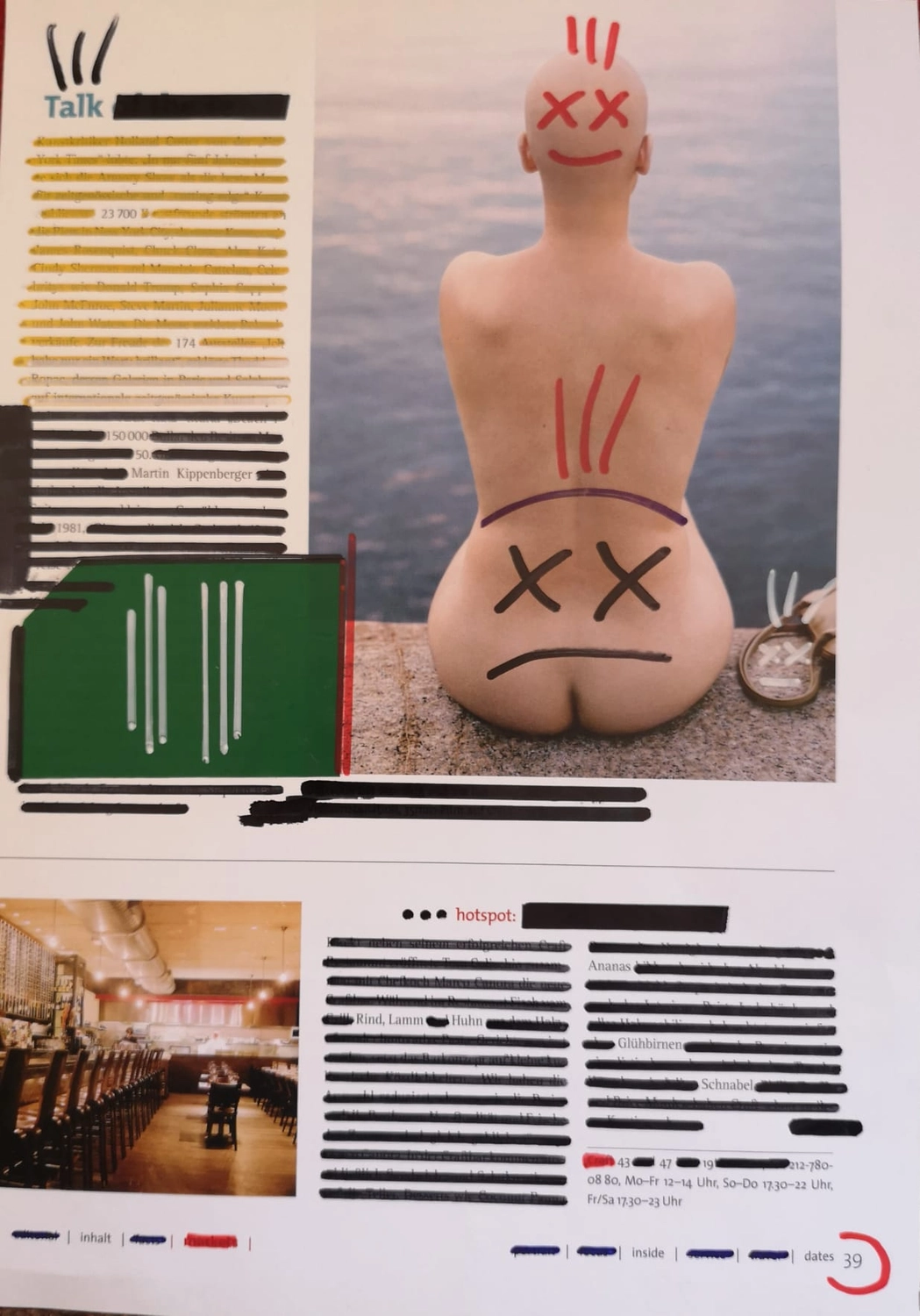 Artloch Prod. - art - Die Collage scheint Teil einer Plakatserie zu sein.