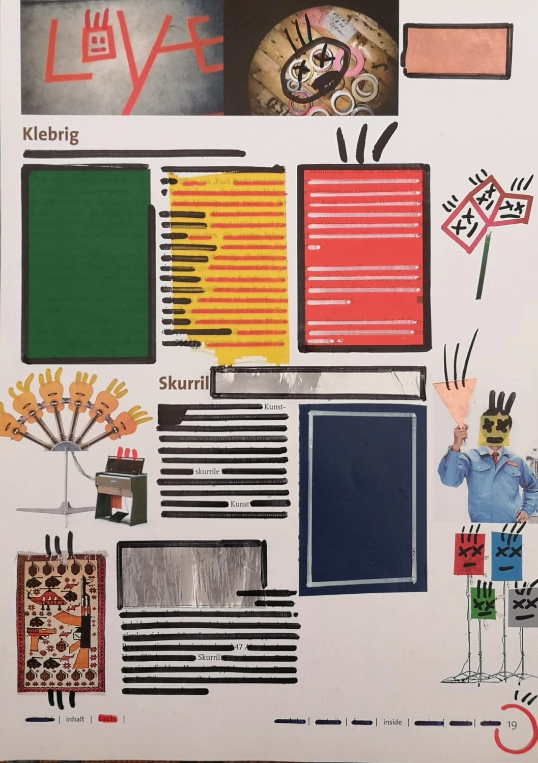 Artloch Prod. - art - Die Collage scheint Teil einer Plakatserie zu sein.