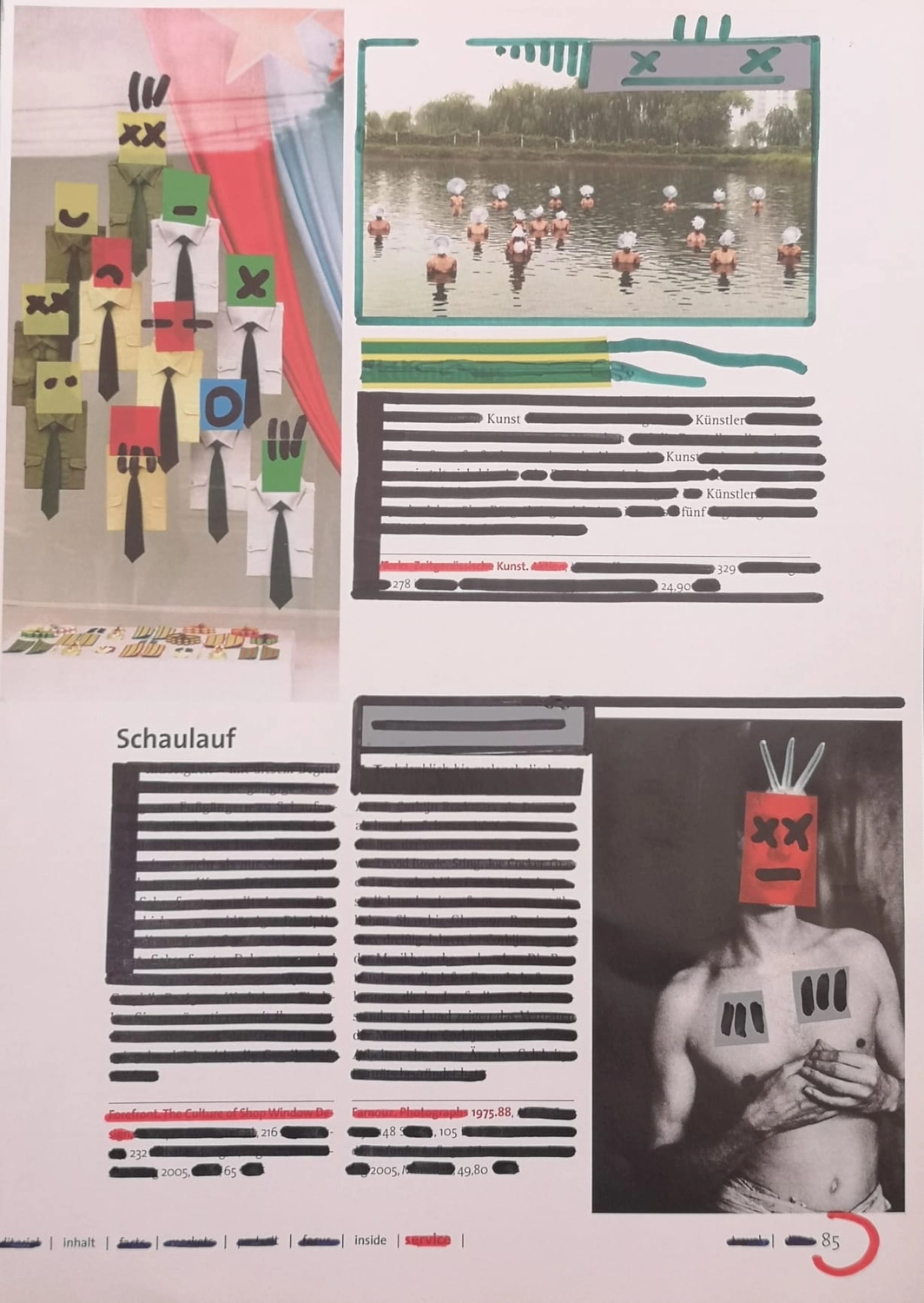 Artloch Prod. - art - Die Collage scheint Teil einer Plakatserie zu sein.