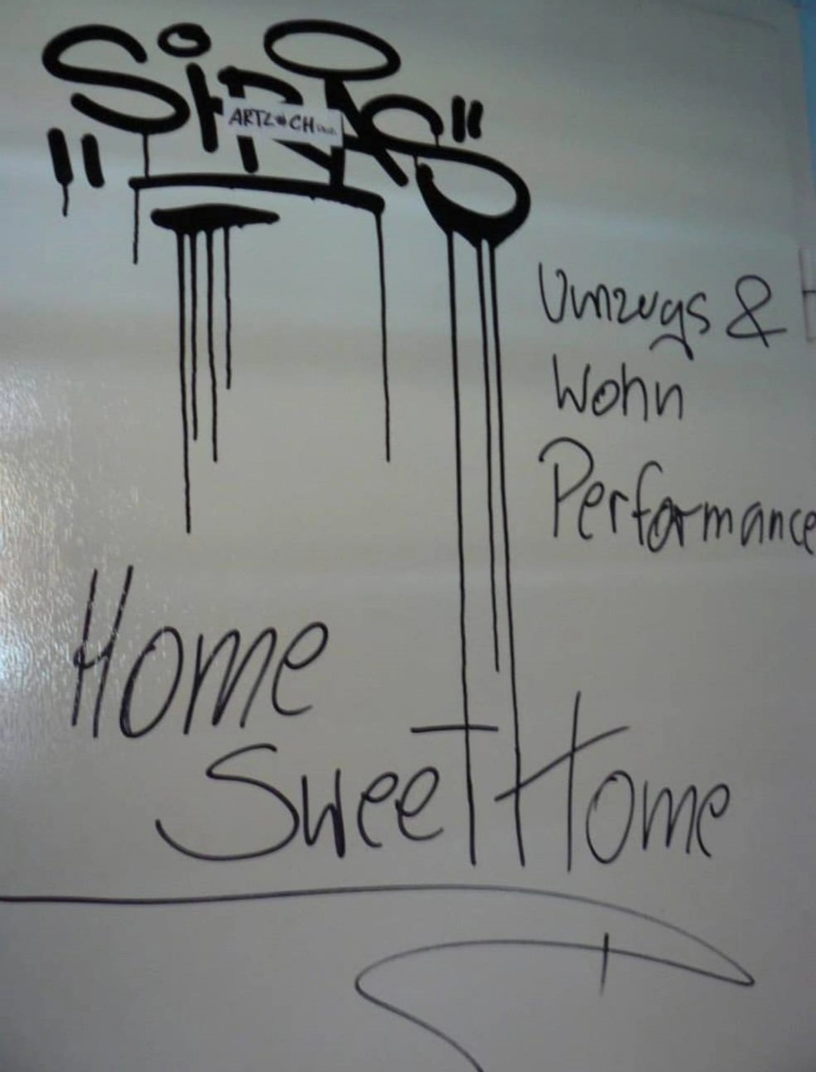 Artloch Prod. - Kunst - Remscheid Honsberg, GroßARTig, 2013 „Home, sweet home“ – Wohn- und Umzugsperformance